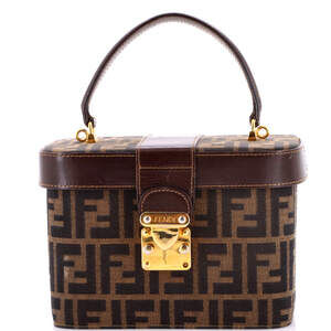 Fendi Vintage Lock Top Handle Vanity #237406F13B